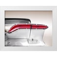 thumbnail image 1 of Gube, Beate 32x25 White Modern Wood Framed Museum Art Print Titled - US classic car 1958 taillight abstract, 1 of 4