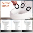 thumbnail image 2 of HSHDLDF RV Toilet Seal Kit 385311658 RV 310 Toilet Replacement Part for 300/310/320 Series RV Toilets, Solves Toilet Leakage Problems, 3-Piece Set, 2 of 7