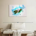 thumbnail image 2 of Elephant Stock Sea Turtle Wall Art - Horizontal Canvas Wall Art - Living Room Wall Decor - Animal Canvas - Turquoise And Blue Decor By Cornel Vlad - 36" x 24", 2 of 8