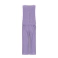 thumbnail image 6 of Cotton Linen Two Piece Sets for Women 2025 Wide Leg Two Piece Pants Set Casual Tank Tops Two Piece Outfits Summer Lounge Set, Limited Time Offer, 6 of 6