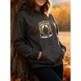 thumbnail image 4 of Retro Hockey Hoodie for Men and Women, Unisex Pullover Hooded Sweatshirt, Comfortable Cotton Poly Blend, Casual Everyday Streetwear, 4 of 5
