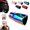 (Colorful), variant on Exhaust Heart Shape, 2.5" Inlet 2.8" Outlet Heart Straight Stainless Steel Vehicle Exhaust Pipe Flue Muffler, Heart Shaped Muffler Tip, Universal Modified Exhaust Tail Pipe For Car (Red)