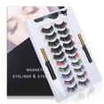 thumbnail image 7 of SAYFUT 10 Pairs Natural False Eyelashes,Multipack & Lightweight & Comfortable, Tapered End Technology, Reusable, with 2 Tubes of Magnetic Eyeliner and Tweezers, 7 of 7