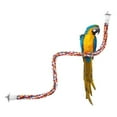 thumbnail image 1 of Graflsoa Colorful Cotton Rope Bird Perch - Adjustable Length for Parrots, Safe Chewable Toy, Cage Climbing Rope (60cm), 1 of 7