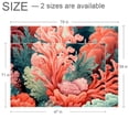 thumbnail image 2 of Coral Polyester Right-Angle Door Rug - Durable Floor Mat for Entryways - Stylish Indoor/outdoor Rug for Home or Office - 30x18 inches, 2 of 6