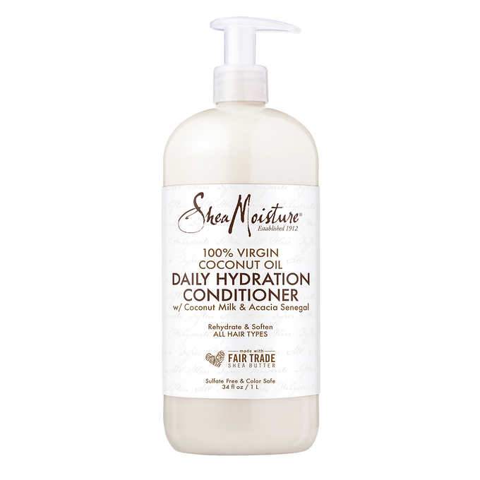 Shea Moisture 100 Virgin Coconut Oil Daily Hydration Conditioner, 34.0