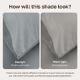 thumbnail image 6 of 100% Natural Cotton Flat Sheet Only - 600 Thread Count, Soft and Crisp, Breathable, Top Sheet Only, Premium Sateen Weave - Light Grey, King Size, 6 of 10