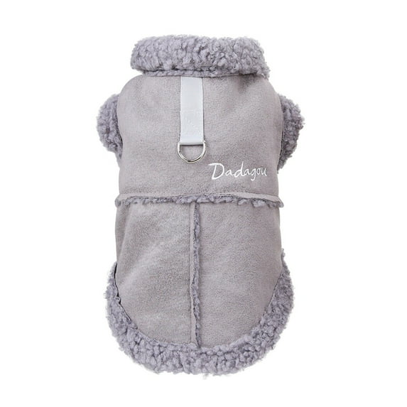 Dog Clothes Winter Warm Plush Jacket for Small Dogs Cats