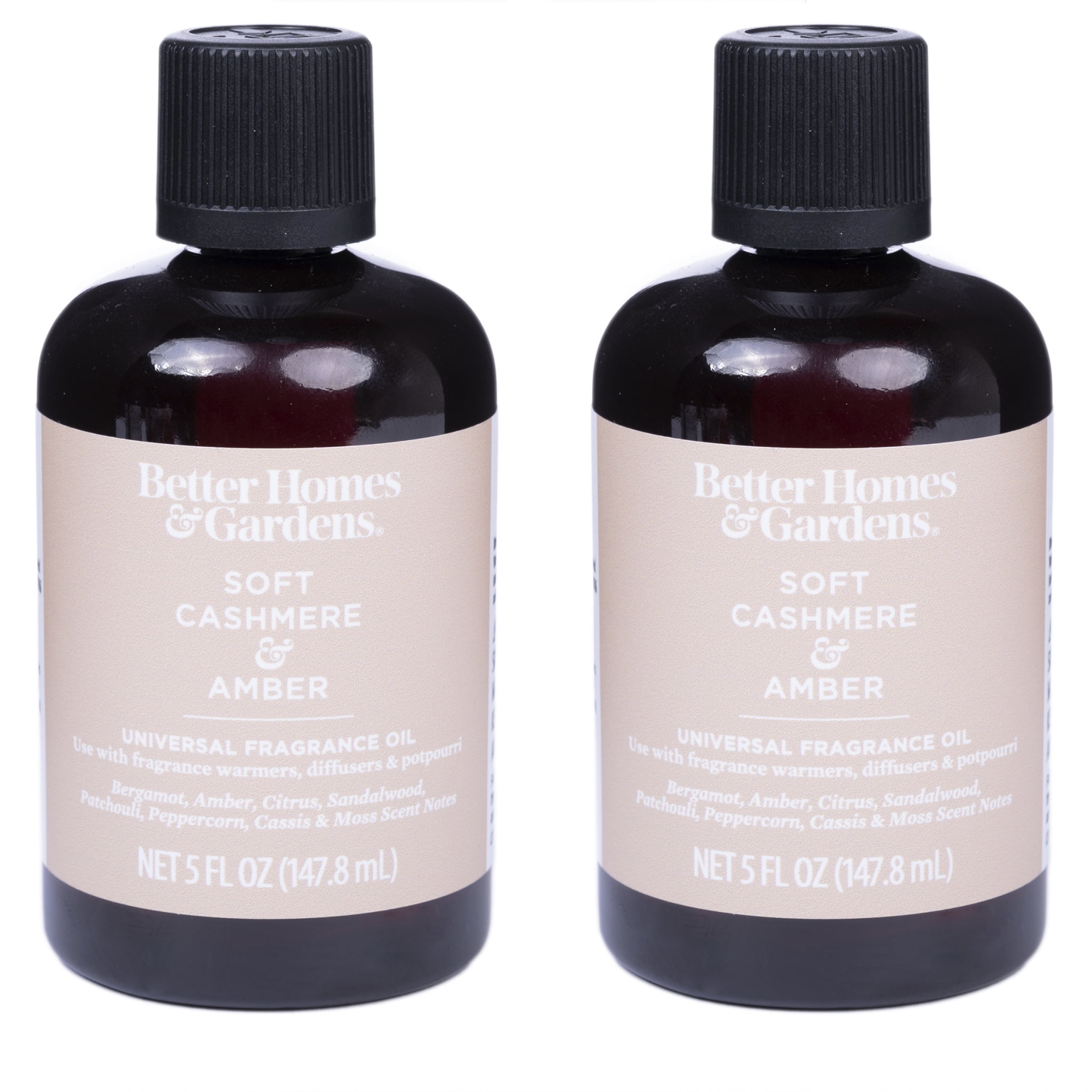 Better Homes & Gardens Universal Fragrance Oil, Soft Cashmere & Amber Scented, 5 fl oz, for use