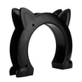 thumbnail image 3 of Luocute Puerta Interior de la Puerta de Gato, Puerta de Plástico en Forma de Cátea de Mascotas Atraviesa la Puerta Con Patrón de Huesos de, 3 of 7