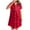 Red, variant on Satin Nightgowns for Women Button Down Nightshirts Silk Sleepshirts Short Sleeve Boyfriend Sleepwear Pajamas Home Clothing