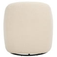 thumbnail image 5 of Safavieh Theoden Modern Metal and Wood Dining Arm Chairs, Off White, 5 of 6