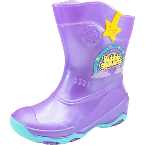 Bota Lluvia Bubble Gummers Niña Magic Lila Menta 15-20 (Lila, measurement_20_point_0_centimeters)