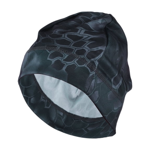 Unique Bargains Cycling Hat Sweat Wicking Breathable Hard Hat Liner Baiku Silk Mesh Fabric Navy 25x18cm One Size 1 Pcs