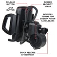 thumbnail image 2 of Zefal Bike Handlebar Phone Mount, Fits IPhone, Samsung, Android, Most Sizes and Models, 2 of 7