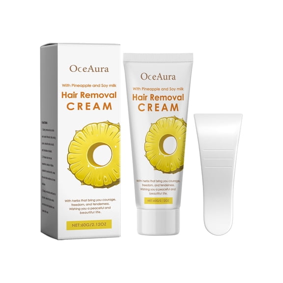 WLDAK OceAura Soy Hair Removal Balm Gentle Non-Irritating for Body Moisturizing Cream Purifying Hair Remover
