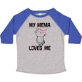 thumbnail image 3 of Inktastic Mema Loves Me Girls Grandchild Cat Girls Toddler T-Shirt, 3 of 5