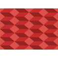 thumbnail image 1 of Ahgly Company Indoor Rectangle Patterned Red Area Rugs, 3' x 5', 1 of 6