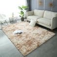 thumbnail image 2 of Carpet Nordic INS Modern Rectangle Stylish Rug Tie-Dye Comfortable Skin-Friendly Derotation Mat Footcloth Bedside Kitchen Camel Beige, 2 of 9