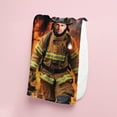thumbnail image 4 of Customizaholic Personalized Name Blanket, Fireman Blanket, Firefighter Blanket, Fire Department Blanket, Face Blanket Customized, Custom Photo Blanket, Firefighter Gift, Gifts For Firefighters, 4 of 8