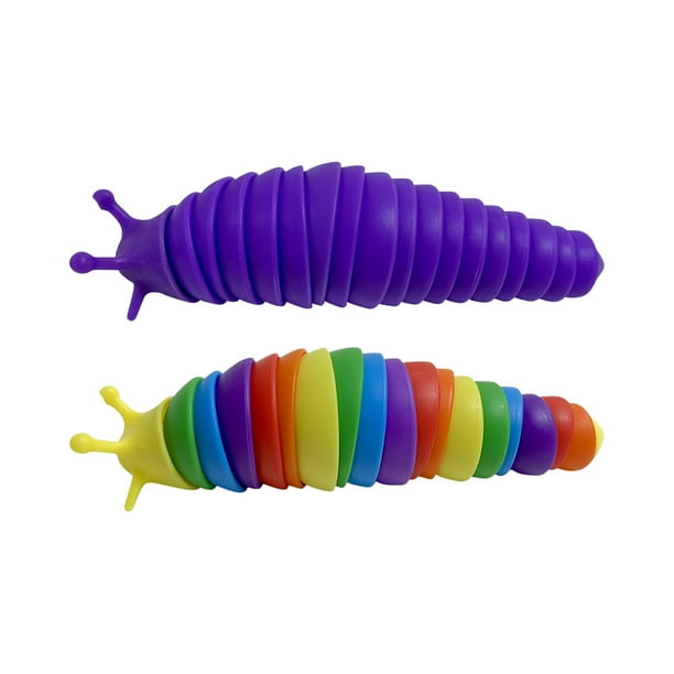 articulated slug fidget toy