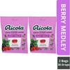 Ricola Swiss Alpine Herbs Berry Medley Oral Anesthetic, Great Tasting Soothing Reliet 2 Bags, 19 Individually Wrapped Drops Each Bag, (38 Drops)