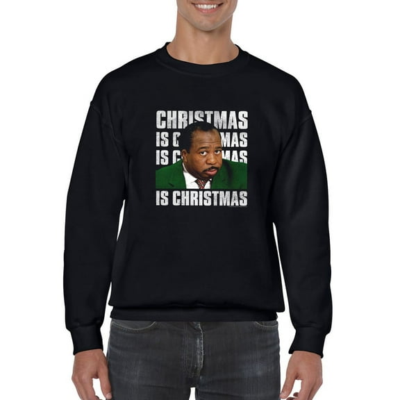 Christmas Is Christmas Sweatshirt Men The Office, Male 4X-Large