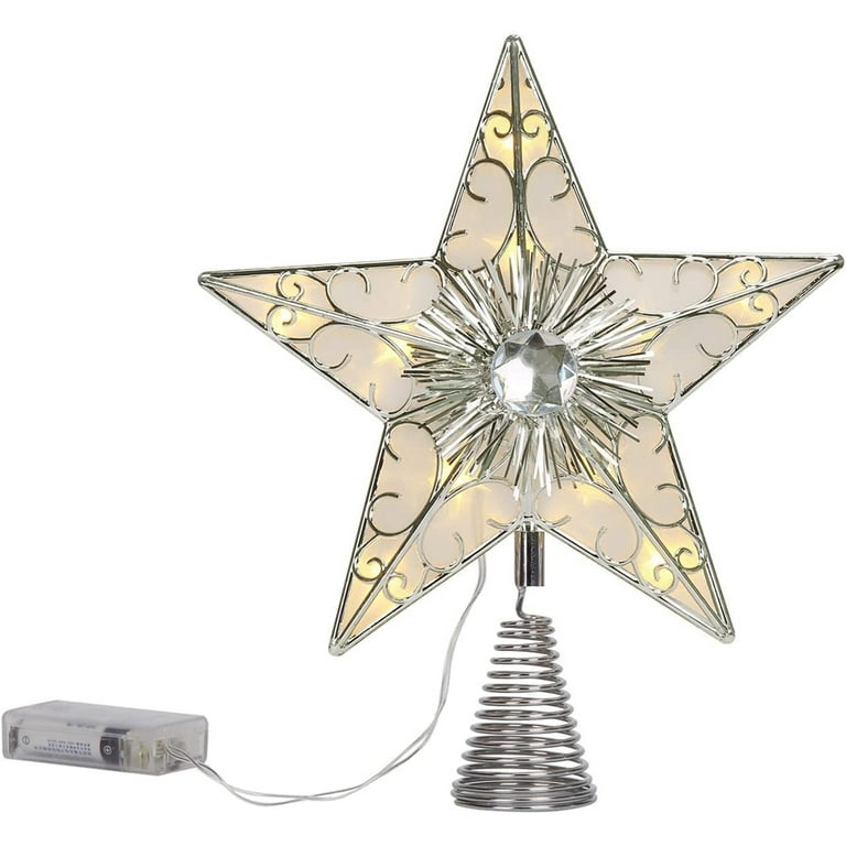 Dropship LED Star Christmas Tree Toppers Christmas Decoration String  Ornament New Year to Sell Online at a Lower Price