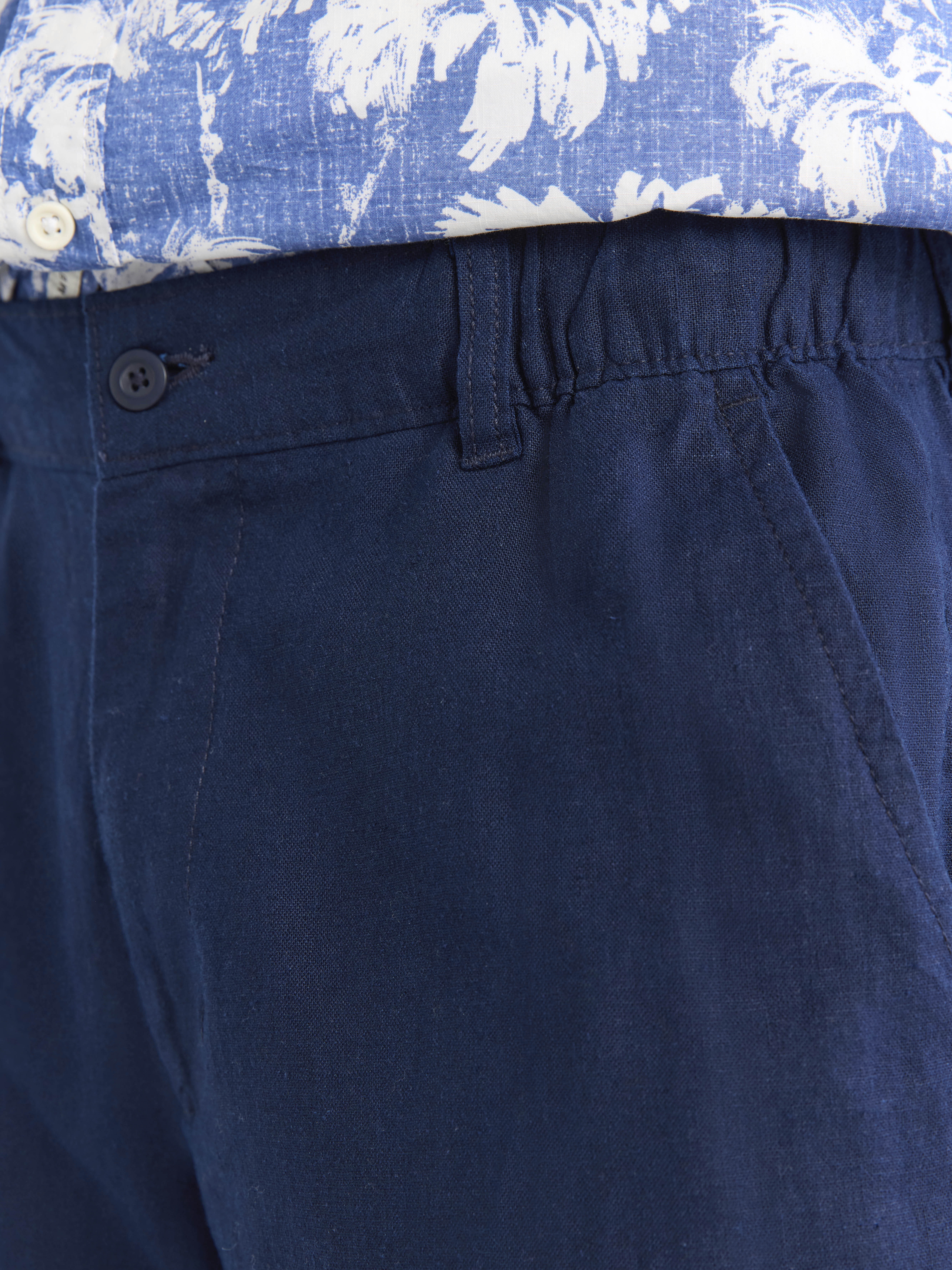 Free Assembly Men's Linen Blend Pants, 31" Inseam, Sizes XS-3XL