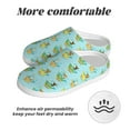thumbnail image 6 of Xecao Doggy In Bubble Bath Print Cotton Slippers Fuzzy Warm Cozy Slippers Non Slip House Slippers For Indoor Outdoor Cotton Slippers House Slippers-39/40, 6 of 7