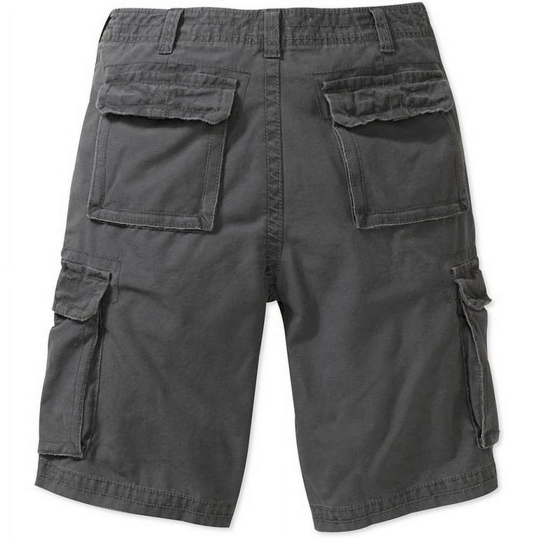No boundaries men's best sale belted twill cargo short
