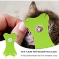 thumbnail image 3 of 8 in 1 Tick Removal Tool Kit with Storage Box Tick Tweezers Flea Comb Magnifying Glass Pet Tick Remover Tool for Dogs and Cats Tick Comb Set, 3 of 6