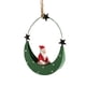 thumbnail image 2 of Adornos colgantes navideños, decoraciones navideñas, regalos navideños, colgante navideño de hierro forjado de extraterrestre, muñeco de nieve, reno, Papá Noel, adorno para árbol de Navidad, decoració, 2 of 7