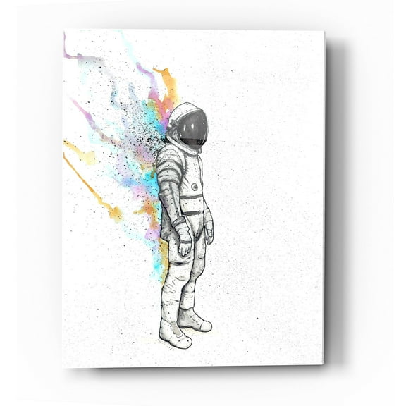 Epic Art 'Astronaut Heat' by Craig Snodgrass, Acrylic Glass Wall Art, 24"x36"