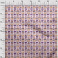 thumbnail image 3 of oneOone Cotton Jersey Purple Fabric Text Dress Material Fabric Print Fabric By The Yard 58 Inch Wide, 3 of 5