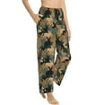 thumbnail image 2 of Naloa Camouflage Rabbit Print Women’s Ultra-Soft Comfy Pajama Lounge Pants with Pockets & Drawstring, 2 of 8