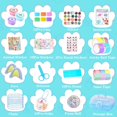 thumbnail image 2 of Kit de Nano Cinta de Burbujas BENWIL para Niños, 4 Rollos de Cinta Adhesiva y 6 Nanocintas, Kit para Hacer Juguetes Blanditos, Regalos de Manualidades de Cumpleaños para Niños y Niñas de 4-12 Años, 2 of 7