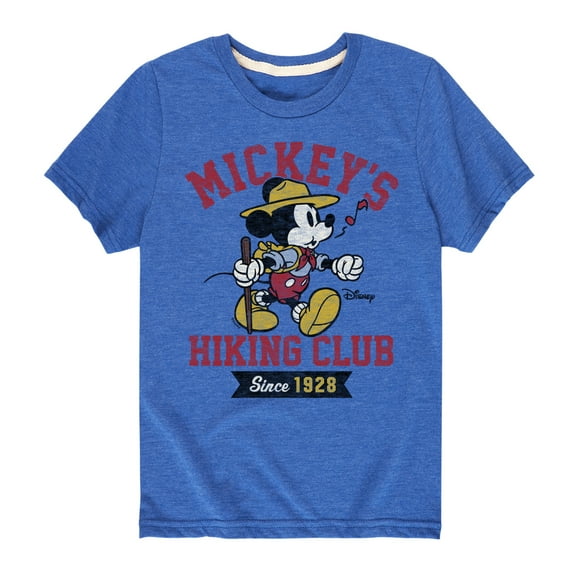 Disney - Mickey & Friends - Mickey's Hiking Club - Since 1928 - Toddler And Youth Short Sleeve Graphic T-Shirt