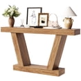 thumbnail image 4 of QinaQin 63-Inch Long Console Table, Wooden Narrow Entryway Sofa Table for Hallway or Living Room, 4 of 9