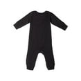 thumbnail image 2 of RABBIT SKINS Baby Long Sleeve Long Leg Bodysuit Boy & Girl | Newborn 0-3 to 24 Months, Black, 24 Months, 2 of 2
