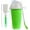 Green, variant on Slushy Cup Slushie Maker Ice Cup Silica Cup Pinch Cup Summer Cooler Smoothies Cup Double Layer Squeeze Cup Slush Maker Cup Home DIY Smoothie Cup for Children and Adult (Blue & Green)