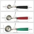 thumbnail image 5 of Rongsi  Ice Cream Scoop Set, Trigger Handle, Stainless Steel and ABS, 5 of 10