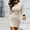 Beige, variant on Dresses For Women Ladies Fashion Autumn Winter Leisure Solid Tight Hooded Long-Sleeved Party Dress