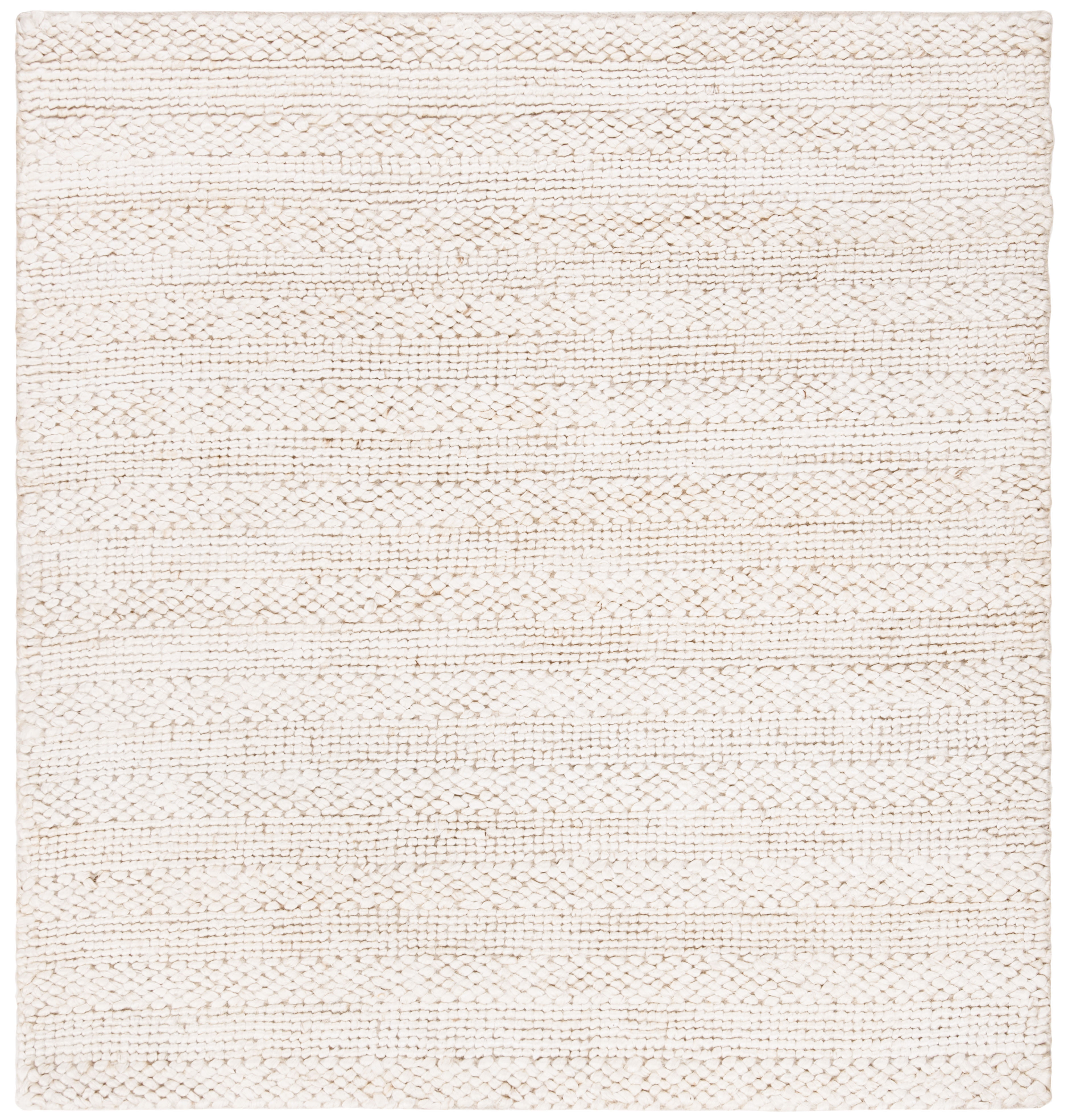 Safavieh Natural Fiber Henrika Geometric Area Rug, Bleach, 12' x 12' Square