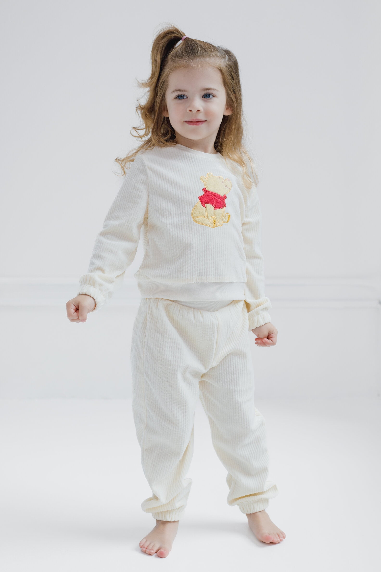 Disney Winnie the Pooh Velour Sweatshirt and Jogger Pants Outfit Set Infant to Little Kid