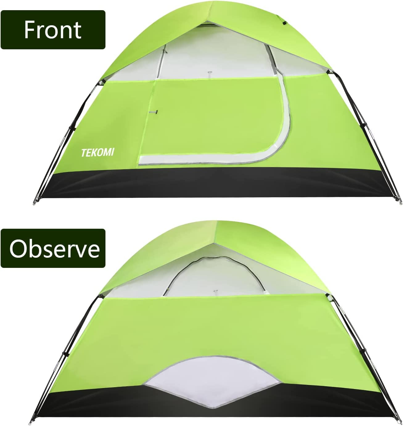 SJK Daybreak 6 Person Tent with Full Coverage Fly - Walmart.com