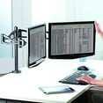 thumbnail image 2 of fellowes professional series depth adjustable dual monitor arm (8041701), black, 2 of 3