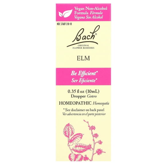 Bach Original Flower Remedies, Elm, 0.35 fl oz (10 ml)