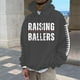 thumbnail image 1 of MHFRRA Sudadera con Capucha y Sudaderas para Hombre, Informal, con Estampado de Fútbol, Holgada, Cómoda y Forrada, para Uso Diario Gris oscuro, 1 of 3