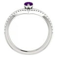thumbnail image 2 of Latrodar Cadeaux de Noël pour Maman, Mode pour Dames, Géométrique, Diamant Violet, 2 of 5